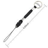 20 Pcs Black Nylon Lanyard Strap Short Detachable Lanyard For Usb Flash Drive, Mp3, Mp4 Player, Keychain, Id Card