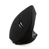 5Th Generationwireless Vertical Ergonomic Optical Mouse, Jelly Comb Rechargeable 2.4G Wireless Vertical Mouse Optical Mice With 6 Buttons 3 Adjustable Dpi?Better Performance For Pc, (Black)