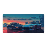 Jdm Car Desk Mats On Top Of Desks Pad Japanese Large Mouse Pads Gaming Cool Classic Sports Car Jdm Big Mousepad For Desktop Keyboard Computer Mat 35.4 X 15.7 Inch