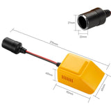20V Battery Converter For Dewalt Lithium Battery To 12V 12A?Power Wheel Adapter With Cigarette Lighter Interface For Car Power Tools, Car Refrigerator