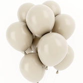 White Sand 12" Balloons (50pcs) for Baby Shower, Birthday, Wedding & Party Decor