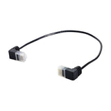 Xiwai Ultra Slim Cat6 Ethernet Cable RJ45 Down Angled 25cm UTP Network Cable P
