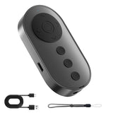 Bluetooth Camera Remote Shutter with Zoom and Front/Rear Camera Switch for Photo and Vlogging,Cllphone Remote Clicker for iOS & Android Smartphone,