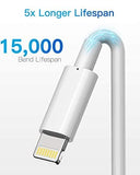 3 Pack Apple MFi Certified Lightning to USB A Cable 6FT Fast Charging Cord for iPhone 14 13 12 11 iPad AirPods