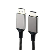 Displayport To Hdmi Cable, Nylon Braided Uni-Directional 4K Uhd Hd High-Speed