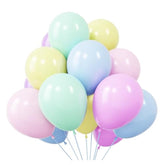 Pastel Balloons Latex Party Balloons - 50 Pack 12 Inch Helium Multicolor Macaron Balloons For Baby Shower Birthday Wedding Rainbow Party Decorations