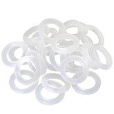 150Pcs Rubber O-Ring Switch Dampeners Keycap 8X5X1.5Mm Clear White Cherry Mx S