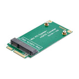 cablecc 3x5cm mSATA Adapter to 3x7cm Mini PCI-e SATA SSD for Asus Eee PC 1000