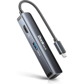 Usb C Hub 4K Hdmi Adapter, 5 In 1 Multiport Type C Hub Thunderbolt 3 Dongle Ad