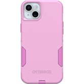 OtterBox iPhone 15 Plus and iPhone 14 Plus Commuter Series Case - Run Wildflower (Pink), Slim & Tough, Pocket-Friendly, with Port Protection