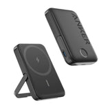 Anker MagGo Magnetic Wireless Charging 5,000mAh Power Bank 2-Pack β Portable Charger with Built-in Kickstand, 7.5W Wireless Charging for iPhone 12, 13, 14, 15 & Newer, Compact & Travel-Friendly
