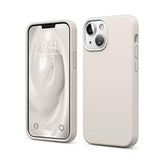 elago Compatible with iPhone 13 Mini Case, Liquid Silicone Case, Full Body Screen Camera Protective Cover, Shockproof, Slim Phone Case, Anti-Scratch Soft Microfiber Lining, 5.4 inch (Stone)
