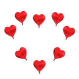 Happy Anniversary Balloon Banner Love Balloon Anniversary Party Balloon Decoration (Red Anniversary Balloon)