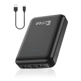 Portable Battery For Smartphones, Tablets 10000Mah 5V Power Bank Dual Usb Ports, High-Speed Charging, Compact External Battery Pack