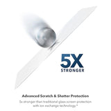 ZAGG InvisibleShield Glass+ Screen Protector or for iPhone SE (3rd/2nd Gen), 8, 7, 6s, 6 β Extreme Impact & Scratch Protection, Easy to Apply, Seamless Touch Sensitivity