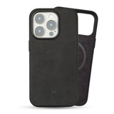 Compatible With Iphone 14 Pro Leather Case - Slim Fit-Precision Crafted Premium Phone Cover - Anti Slip - Protects Your Phone With Anti Scratch Microfiber Lining - Black