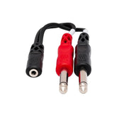 Ymp-434 3.5 Mm Trsf To Dual 1/4" Ts Stereo Breakout Cable