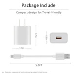 Replacement 10Ft Adapter Charging Power Cord Fit For Arlo Pro/Pro2, Arlo Q, Arlo Go Indoor Camera, Wyze Cam Pan V3 V2, Yi Home Camera Oculus Go, Kasa Cam Usb A Wall Charger Power Supply Adapter Cord