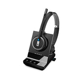 Sennheiser SDW 5066 (507024) - Double-Sided (Binaural) Wireless Dect Headset for Desk Phone Softphone/PC & Mobile Phone Connection Dual Microphone