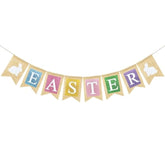Easter Banner For Fireplace, Happy Easter Decorations Backdrop Spring Banner Welcome Sign For Easter Egg Hunt Decorations Spring Easter Home Decor Party Favor