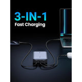 UGREEN 20000mAh 100W Power Bank, Nexode Portable Charger USB C 3-Port PD Fast Charging Battery Pack Digital Display for MacBook, iPad, iPhone 16, Galaxy S24 Ultra, Steam Deck, Dell XPS and More