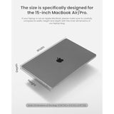 tomtoc 360 Protective Laptop Sleeve for 15-inch 2025 New MacBook Air M4/A3241, M3/A3114, M2/A2941, 15 Inch Surface Laptop 7/6/5, Dell XPS 15 Plus, Water-Resistant Accessory Bag Case