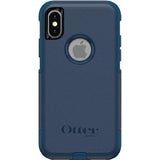 OtterBox Commuter Series Case for iPhone Xs & iPhone X (Only) - Non-Retail Packaging - Bespoke Way (Blazer Blue/Stormy Seas Blue)