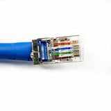 2Pcs M20 Rj45 Waterproof Cat5/5E/6 8P8C Connector Ip67 Ethernet Lan Cable Conn