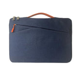 Notebook Sleeve 15-15.4 Inch Water-Resistant Laptop Bag Soft Lining Protective Laptop Bag – Portable Computer Case For School, Work, Travel – Navy Blue