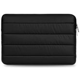 Geekria 360 Protective Puffy Laptop Sleeve for 13.8-in Microsoft Surface Laptop (2024) Copilot+ PC, 14-in Lenovo ThinkPad X1 Carbon Gen 13, Quilted Soft Puffer Bag (Black)