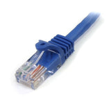 Cat5E Ethernet Cable4 Ft - Blue - Patch Cable - Snagless Cat5E Cable - Short N