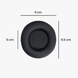 kwmobile Ear Pads Compatible with Pioneer HDJ 2000/1000/1500 Earpads - 2X Replacement for Headphones - Black