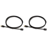 2-Pack Usb-A 3.0 Extension Cable, 4.8Gbps High-Speed, Male To Female Gold-Plated Connectors, 6 Foot, Black