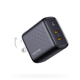 Usb C Charger, 35W Usb Wall Charger Block, Pps Dual Usb-C Port Compact Foldable Power Adapter For Macbook Air, Iphone 14/13/Mini/Pro/Pro Max, Ipad Pro/Air, Galaxy And More