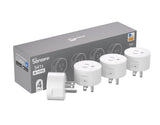 Matter Smart Plug S41S 4-Pack, 15A 1800W Wifi Smart Plug Outlet, Etl Certified, Remote & Voice Control With Timer, Works With Alexa, Google Home, Apple Homekit & Smartthings
