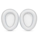 Ear Pads Ear Cushions Compatible With Jlab Jbuds Lux Anc Headphones Replacement Earpads Protein Leather Cover Repair Part (Light Gray)