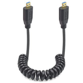 8K Coiled Micro Hdmi To Micro Hdmi 2.1 Cable, 48Gbps Extreme Thin Micro Hdmi M