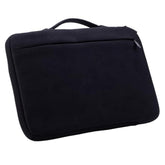 Case-It Neoprene Padded Laptop Sleeve | Holds Up To 13 Inch Laptop/Tablet | Easy Handle To Carry | External Zipper Pocket | Laptop Protector | Lap-514-Neo Black