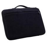 Case-It Neoprene Padded Laptop Sleeve | Holds Up To 13 Inch Laptop/Tablet | Easy Handle To Carry | External Zipper Pocket | Laptop Protector | Lap-514-Neo Black