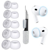 5 Pairs Eartips for AirPods Pro 3 (3rd Generation), Upgraded Pro3 Replacement Silicone Earbud Ear Tips with Cleaning Kit (Assorted XXS,XS,S,M,L,