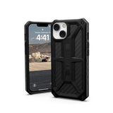 Uag Designed For Iphone 14 Case Carbon Fiber 6.1" Monarch Rugged Premium Protective Cover Lightweight Slim Shockproof Dropproof Compatible With Wireless Charging
