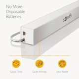 Lithium Ion Battery 3-Pack With Charger - Power & Charge Blinds, Shades, Curtains - Long-Lasting, Easy To Install - Includes Wall Mounting Clips Power Multiple Motors - #9021217, 9025166