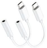 USB C to 3.5mm Audio Headphone Adapter, Type C to Headphone Jack Adapter, Aux Audio Dongle Cable Cord Compatible with iPhone 17 Pro Max/16/15,Samsung