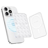 Klearlook Magnetic Suction Phone Mount For Case, Removable Sticky Phone Grip Holder For Hands-Free Makeup/Selfie/Live Streaming/Vlog For Tiktok & Instagram Influencer/Creator, Transparent