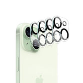 4-Pack Camera Lens Protector for iPhone 15 Plus/15/14 Plus/14, 9H Tempered Glass Camera Cover Screen Protector Accessories, HD Clarity, Anti-scratch,
