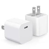 Usb C Charger Block For Iphone 16 15 Usbc Fast Charging Brick, 2Pack Type C Wall Cube For Apple I Phone 16 15 14 13 12 11 Pro Max/Plus, For Ipad Air/Pro/4/5 Usb-C Plug Box