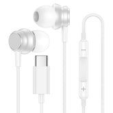 USB C Headphone Wired Earbuds for S26 Ultra S25 FE S24 Ultra A17 A16 A56 A36 Magnetic in-Ear Type C Earphone with Microphone Volume Control