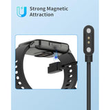 Smart Watch Charger For Toobur Idw16 2Ft/60Cm 2 Pin Usb Portable Magnetic Charging Cable Cord For Toobur Idw16 Smart Watch