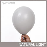 140-Pc Matte Gray Balloon Kit 18/12/10/5" Mixed Sizes