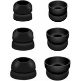 Double Flange Eartips Compatible With Soundcore P20I P30I P40I Earbuds, 6 Pairs S/M/L Sizes Soft Ear Tips Earbuds Tips, Compatible With Soundcore P20I P30I P40I 6 Pairs Black